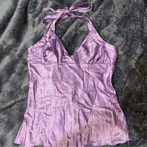 Vintage Charlotte Russe Lavender Halter Top